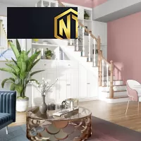 KỆ CẦU THANG NGỌC THỊNH GỖ TỰ NHIÊN SANG TRỌNG